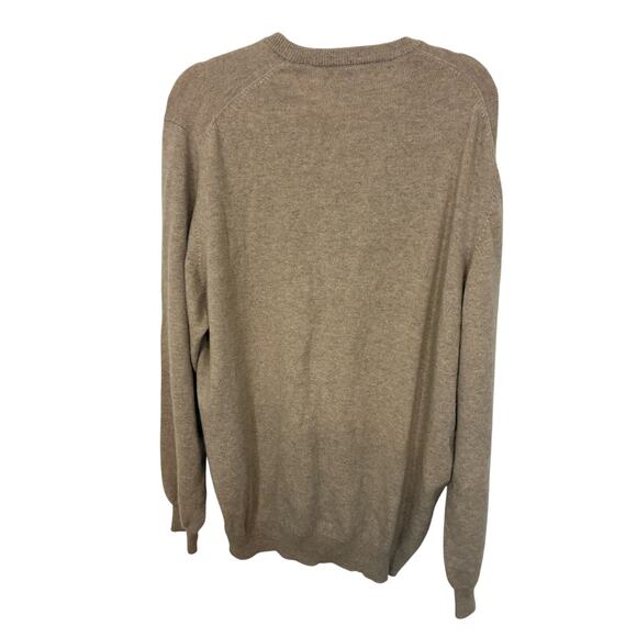 Brooks Brothers 3-Ply Cashmere V-Neck Sweater Men's Preppy Event Business XXL - Picture 7 of 7